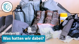 Packliste Wanderreiten  Was muss mit [upl. by Gaal582]