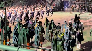 Edinburgh Massed Pipes amp Drums Tattoo 2024 [upl. by Eidoj]