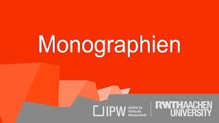 So zitierst du eine Monographie [upl. by Nylannej]