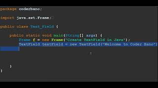 Java textfield [upl. by Lubet]