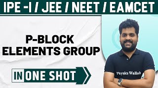 PBLOCK ELEMENTS GROUP  One Shot  Chemistry  Class 11  NEET  JEE  EAMCET [upl. by Eoin]