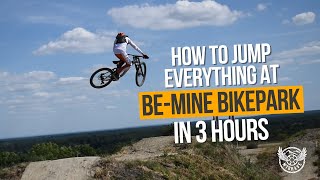 How to jump everything at Bikepark “beMine” Beringen [upl. by Duck308]