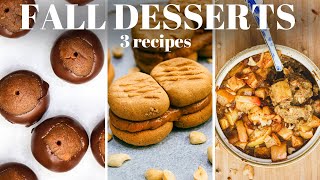 Top 3 Fall Protein Dessert Ideas Youll Love  Healthy Vegan Treats [upl. by Girovard]