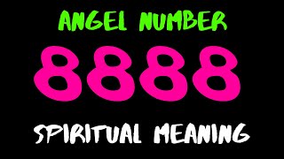 ✅ Angel Number 8888  Spiritual Meaning of Master Number 8888 in Numerology  What does 8888 Mean [upl. by Nivets]