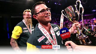 For Kyle 🕊🇦🇺  Simon Whitlock and Damon Heta react to winning the Darts World Cup [upl. by Hnacogn]