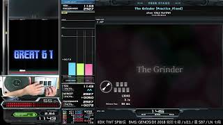 ▼8 The Grinder PracticeFixed HARD CLEAR｜発狂BMS [upl. by Mairb]