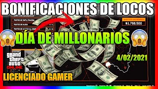 SEMANA de BONIFICACIONES GTA V ONLINE HOY DESCUENTOS 🤑BOMBAZO🤑 TRIPLE DINERO RP PS4 2021 [upl. by Eniala]