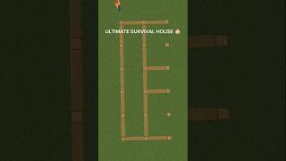 Minecraft Ultimate Survival House shorts [upl. by Alien938]