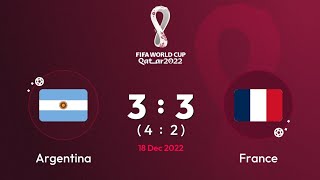 Argentina Vs France 3342 World Cup Final Highlights HD amp All Goals 2022 argentina france [upl. by Tatianna]