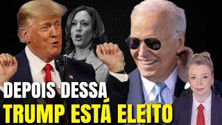 BIDEN ENTERRA CAMPANHA DE KAMALA E TRUMP É BENEFICIADO [upl. by Wordoow]