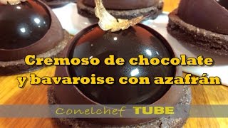 Petit gâteau Cremoso de chocolate y azafrán [upl. by Shiri]