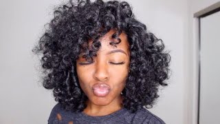 This 18 Curly Wig will CHANGE YOUR LIFE 😍Freetress Equal Natural Rod Set  Divatresscom [upl. by Legim505]