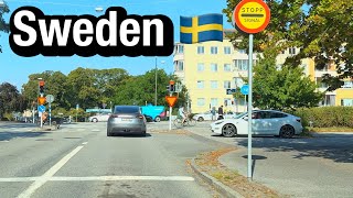 Cruising Through Malmö A Scenic Drive in Sweden [upl. by Yelroc]