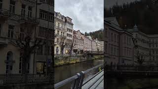 Karlsbad Tschechien im November 2024  The old European city of Karlovy Vary Czechia in autumn [upl. by Trent]