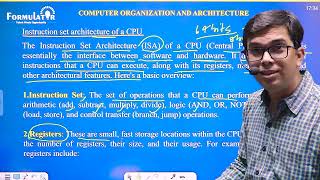 Instruction Set Architecture Register Instruction Execution cycle RTL Addressing mode [upl. by Ludvig420]