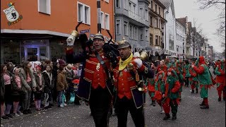 Narrenbaumumzug in Singen am Schmutzigen Donnerstag 8022018 4K [upl. by Riccardo]