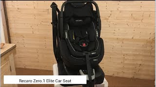 Recaro Zero1 Elite Car Seat Review  BuggyPramReviews [upl. by Engle]