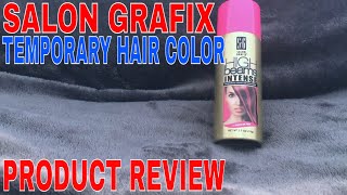 ✅ How To Use Salon Grafix High Beams Temporary Hair Color Review [upl. by Haden399]