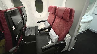 11 Hours in the World’s Best Economy Class  Japan Airlines JAL Sky Wider  LAX to NRT [upl. by Ilonka]