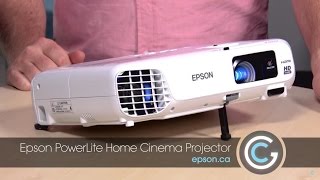 Cheap with lumens to spare Epson PowerLite Home Cinema 730HD  GetConnected [upl. by Sheaff923]