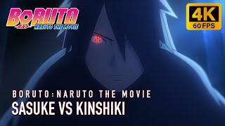 Sasuke vs Kinshiki 4K 60FPS  Naruto Shippuden Ultimate Ninja Storm 4 Road to Boruto [upl. by Assiram]