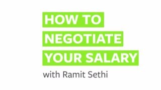 How to Negotiate Your Salary with Ramit Sethi [upl. by Colson]