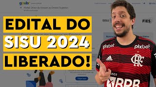 EDITAL DO SISU 2024 LIBERADO  COMO FUNCIONARÁ O SISU 2024 REGRAS DATAS LISTA DE ESPERA E ETC [upl. by Horwath]