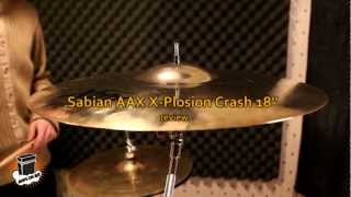 review  Sabian AAX XPlosion Crash 18quot [upl. by Ttennaej438]