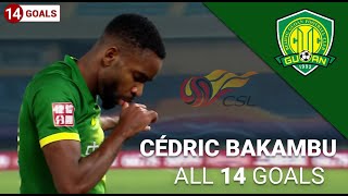 Cedric Bakambu  All 14 Goals  CSL Top Goal Scorer 2020 [upl. by Eenttirb]