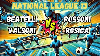 Finale Vincenti 🏆Valsoni  Bertelli VS Rossoni  Rosica  National League 13 [upl. by Joela]