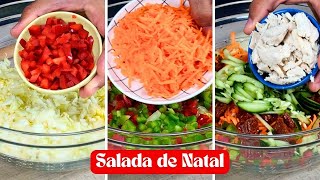 RECEITA DE SALADA AGRIDOCE QUE VAI SALVAR SEU NATAL🎄NÃO MURCHA  SIMPLES E DELICIOSA [upl. by Slavic]