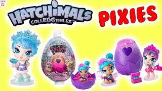 Hatchimal Pixies Surprise EGGS TOYS Opening Fun for KIDS [upl. by Lesley498]