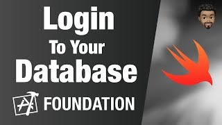 Login To Your Database  Swift 5 Xcode 10 [upl. by Dnalra]