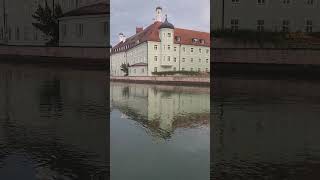 Beautiful view of Isar river Landshut Germany isar landshut germany travel shorts shortvideo [upl. by Lorac]