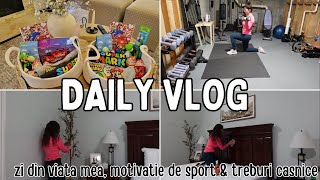 VLOG  O zi din viata mea  Motivatie sport amp treburi casnice [upl. by Rodl673]