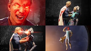 Mortal Kombat 1  All Homelander Fatalities amp Brutalities  4K 60ᶠᵖˢ ✔ [upl. by Shaff848]