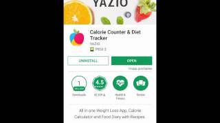 Calorie Counter amp Diet Tracker for Android  A Complete Video Review [upl. by Cahra92]