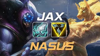 JAX vs NASUS  La Stratégie PARFAITE pour DOMINER Runes Builds Matchup [upl. by Graniela]