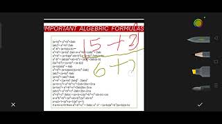 Algebric important formulas study viralvideo video india [upl. by Annaya]