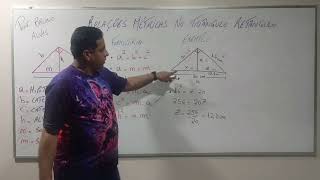 Relações Métricas no Triângulo Retângulo [upl. by Yeca]
