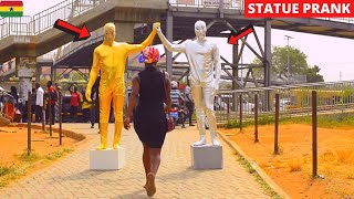 😂😂😂Look What She Did Goldman amp Silverman Statue Prank [upl. by Pressey]