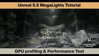 Unreal Engine 55 MegaLights Tutorial and Performance Test [upl. by Brockie713]