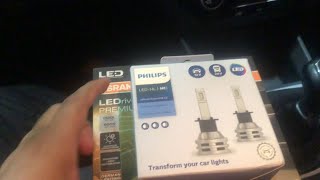 Philips H1 and Osram H7 LED Headlight Bulb philips philipslighting philipsled osram osramled [upl. by Sylirama37]