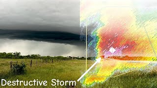 5824 Severe Thunderstorm in Jacksboro Texas  3 inch hail amp 60mph wind gusts [upl. by Sigismundo365]