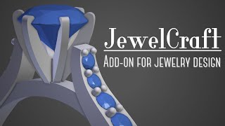 JewelCraft v1—addon for jewelry design [upl. by Assirahc]