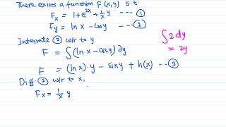 Diff Eqn Exact ODE example [upl. by Omixam]