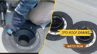 Roof drains  TPO Membrane Laminated Siphonic roof drains waterproof [upl. by Jenda]