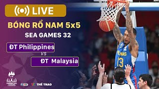 FULL TRẬN  PHILIPPINES vs MALAYSIA  Bóng rổ nam 5x5 Basketball SEA Games 32 [upl. by Linnie]