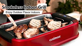 Cusimax Smokeless Indoor Electric Grill  Smokeless Indoor Electric Grill  Indoor Electric Grill [upl. by Atilrep96]