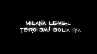 Milena Level Tero Baau Bola Ehh Overlay  Trending Nepali Song Overlay  Nepali Song Black Status [upl. by Eimmelc]